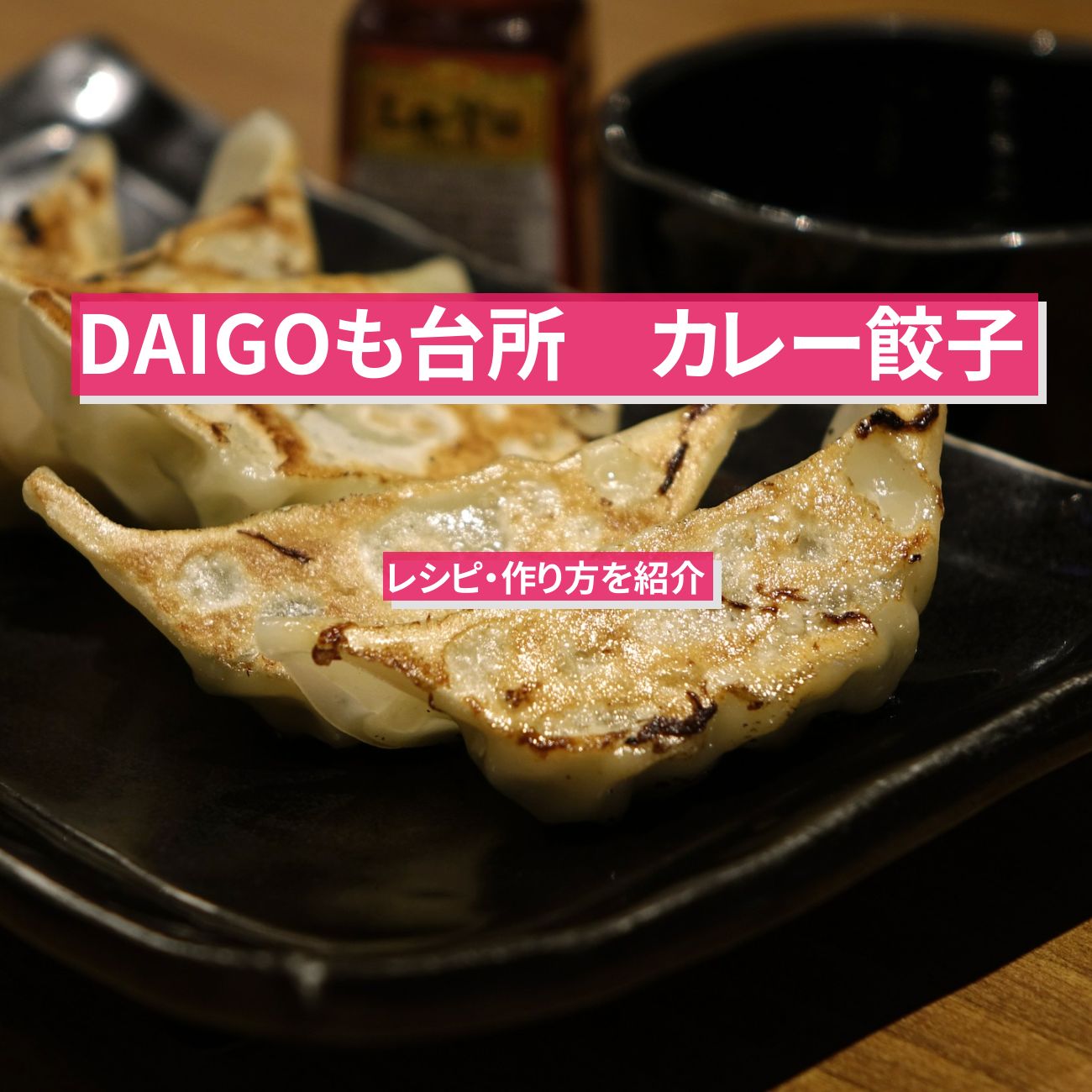 【DAIGOも台所】『カレー餃子』のレシピ・作り方を紹介〔ダイゴも台所〕