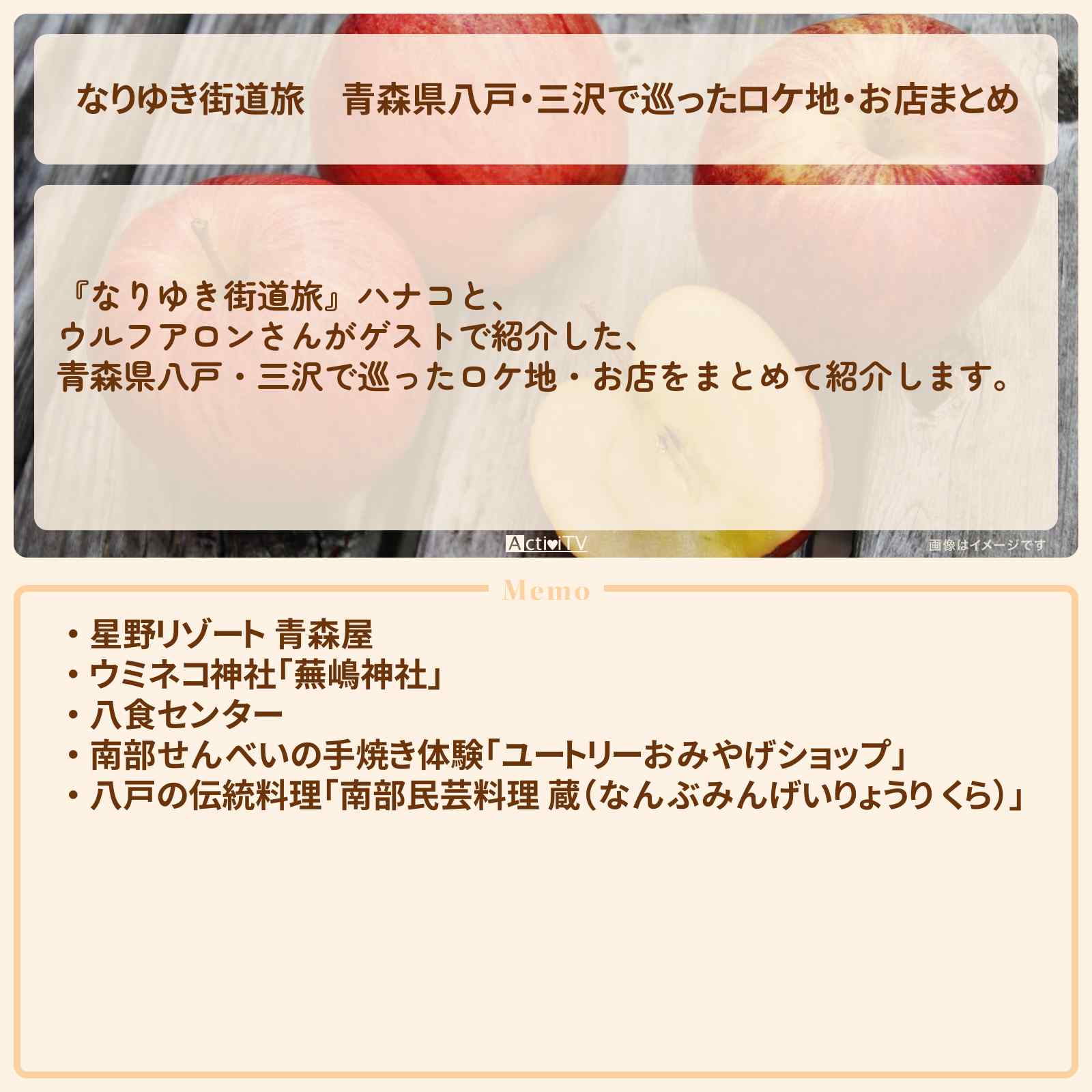 【なりゆき街道旅】青森県八戸・三沢で巡ったロケ地・お店まとめ〔ウルフアロン〕